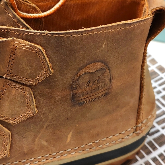 🥰 EUC Sorel Brand Out and About Ladies Leather Lace Up All Weather/Rainboot, 6 - Picture 5 of 16